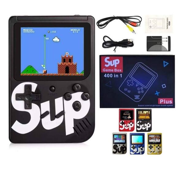 Sup Game Box Plus 400 in 1 Handheld Retro Mini Pocket Game Rechargeable Console - Picture 4 of 5